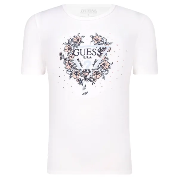 

Футболка стандартного кроя Guess, бежевый