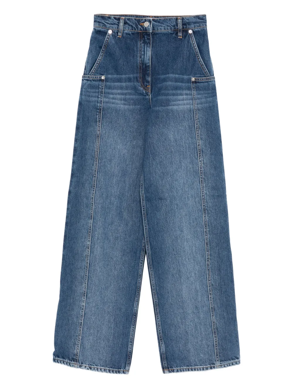 

Джинсы со вставками Iro, синий