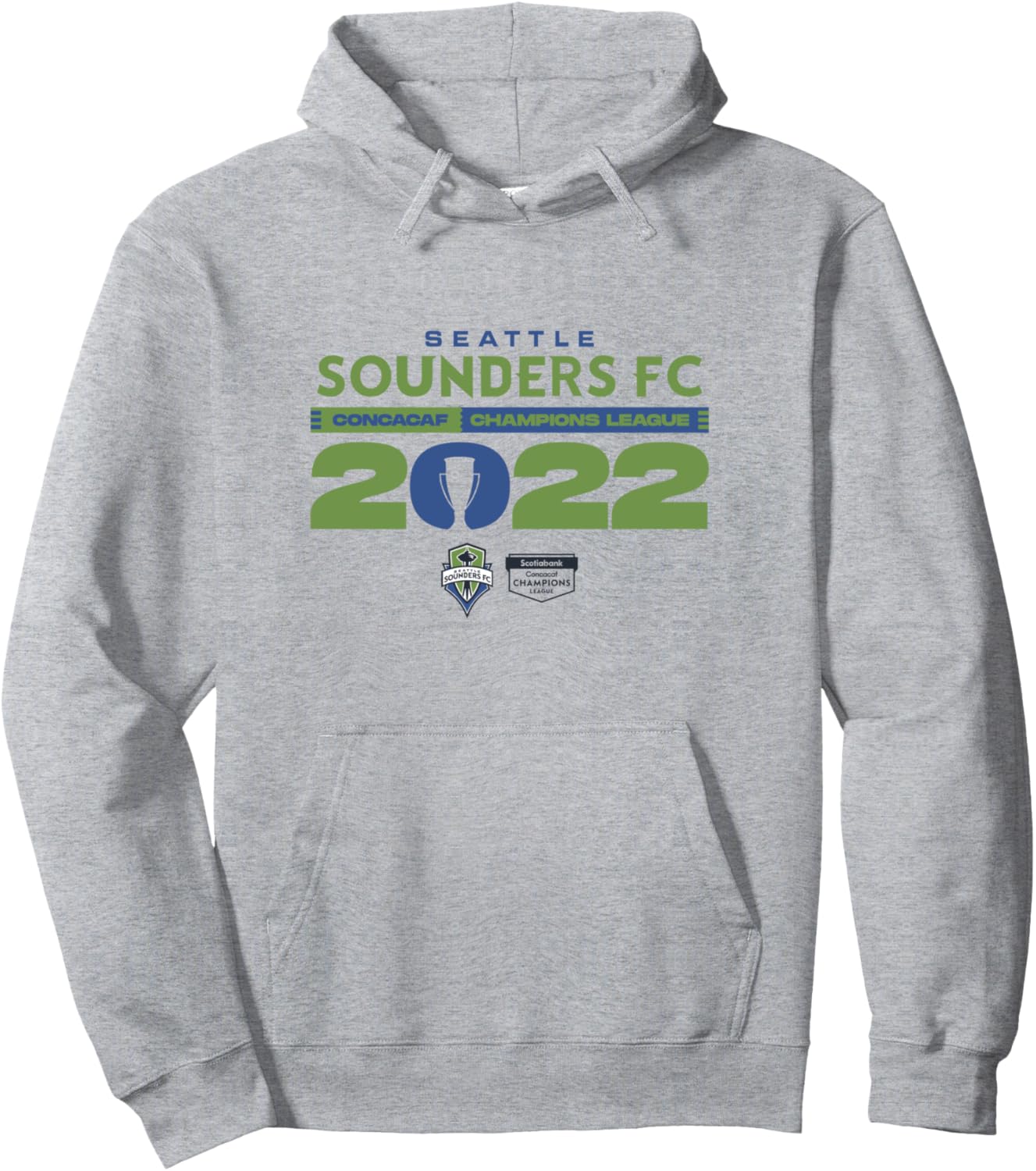 

Толстовка Seattle Sounders - Лига чемпионов КОНКАКАФ Concacaf Champions League, серый