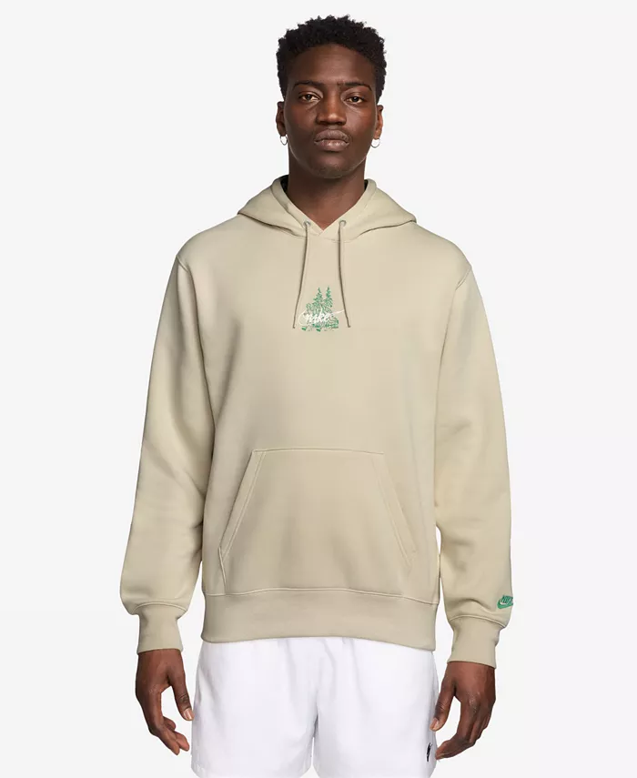 

Мужская толстовка Club Fleece для спорта Nike, коричневый