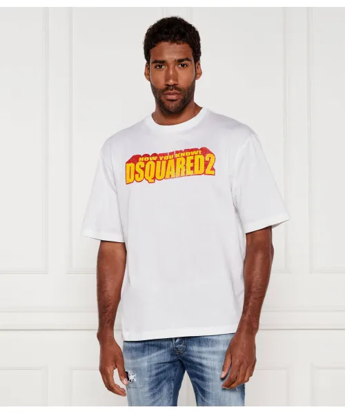 Футболка Loose fit Dsquared2, белый