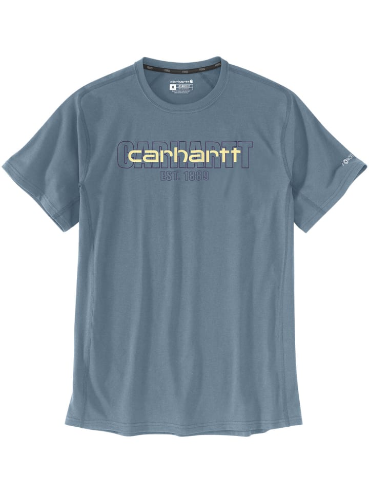 

CARHARTT Логотип футболки синего цвета, Синий, CARHARTT Логотип футболки синего цвета