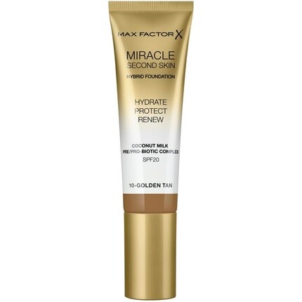 

Max Factor Miracle Second Skin Увлажняющая основа Golden Tan 30 мл