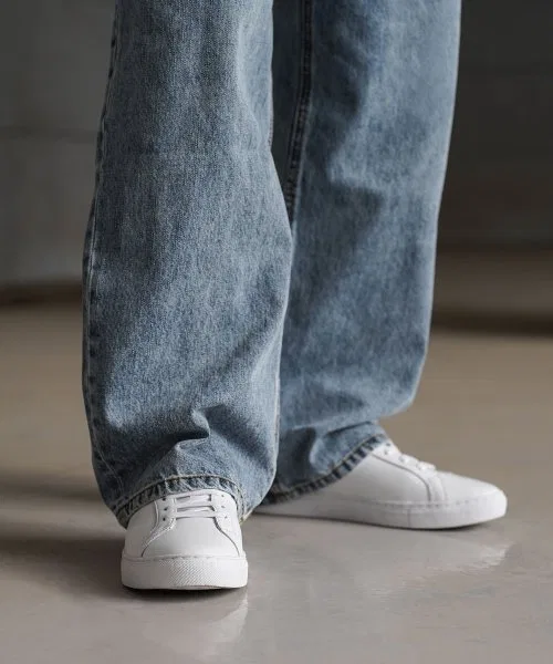 Мужские белые хайтопы из натуральной кожи 6FT 1IN WHITE HI — фото 4