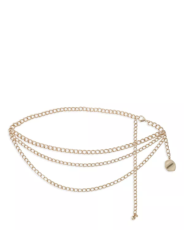 

Современный многорядный цепной ремень Ettika, золотой