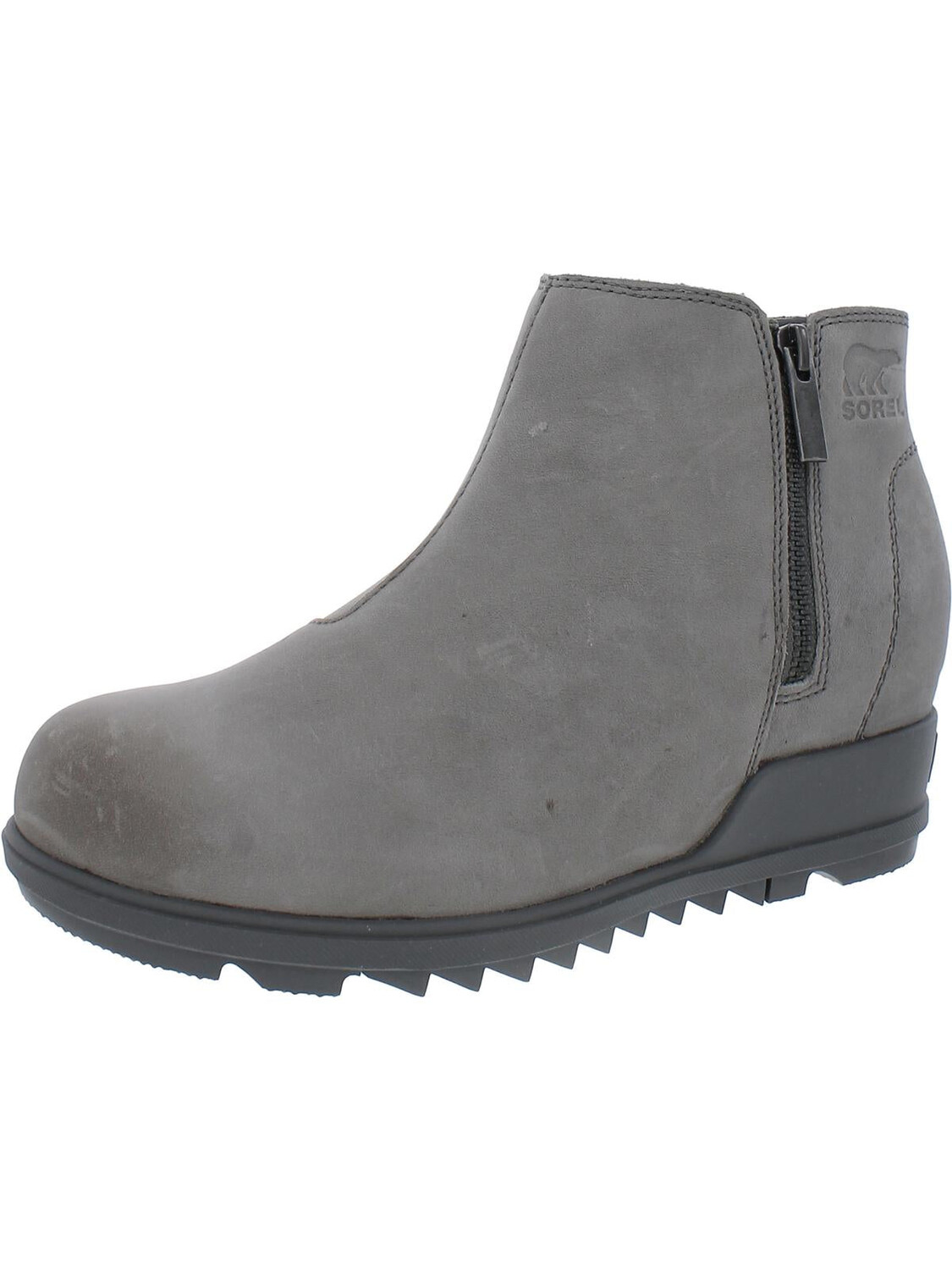 

Женские кожаные ботильоны Sorel, цвет Quarry/Sea Salt