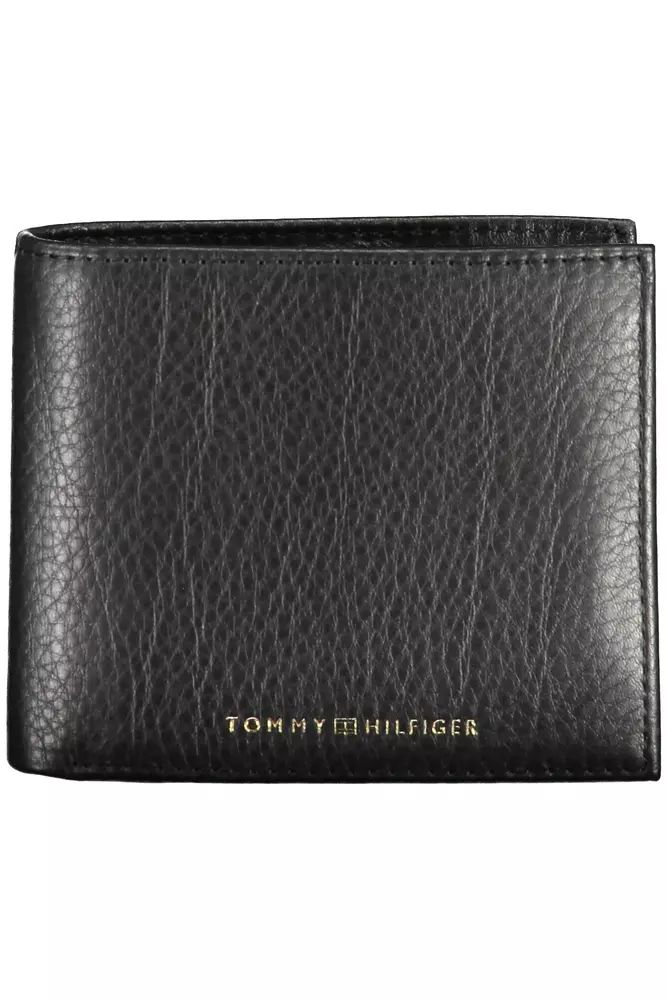 

Мужской кожаный кошелек Tommy Hilfiger, черный