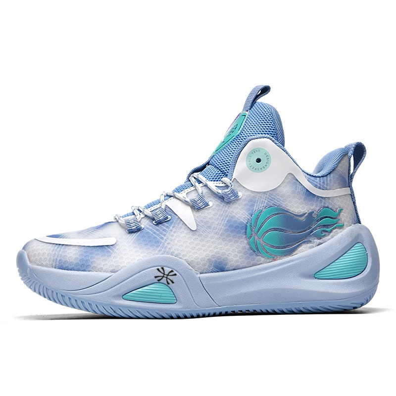 

Амортизирующие износостойкие детские баскетбольные кроссовки для подростков YUZHAOLIN, белый/синий