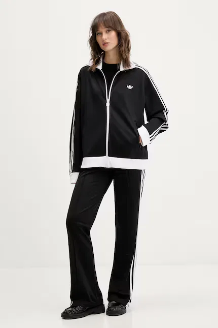Спортивные штаны с лампасами Adidas Originals, черные — фото 2