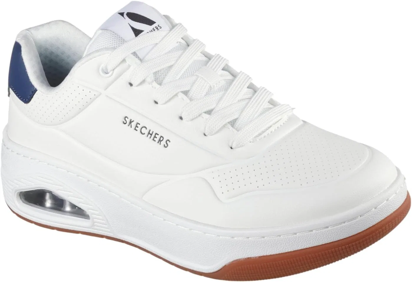 Мужские кроссовки Skechers Uno Court, White Navy — фото 3