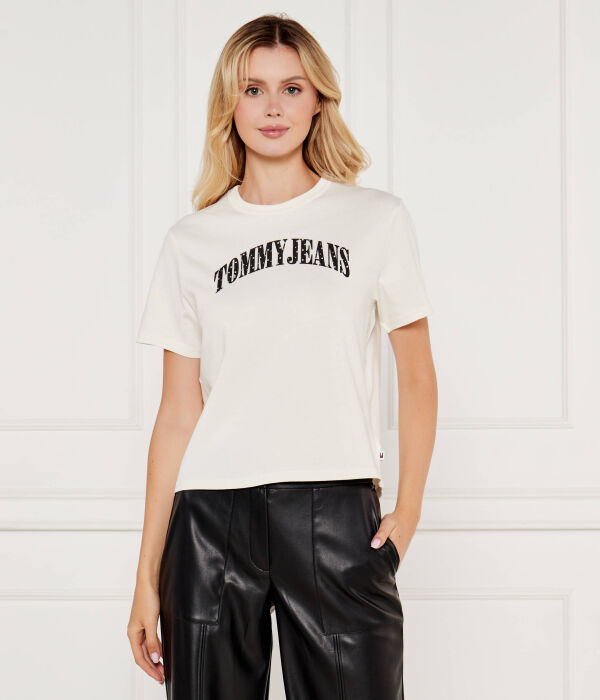 

Футболка Tommy Jeans Stardust, экрю