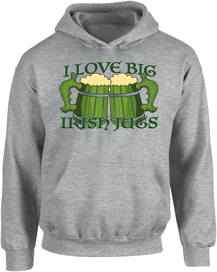 

Толстовка I Love Big Irish Jugs St. Patricks Day Camalen