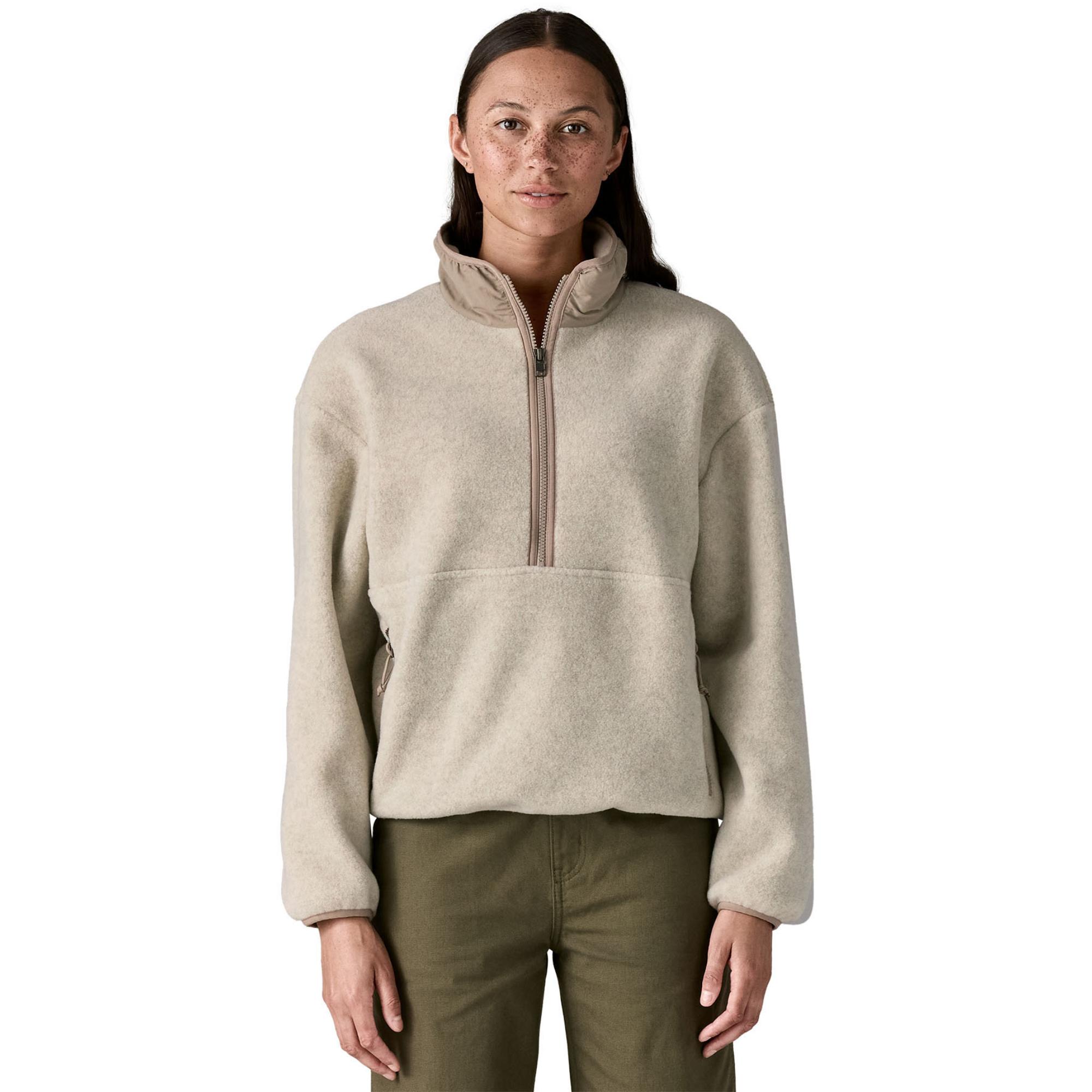 

Женский флисовый пуловер Synchilla Marsupial Patagonia, Oatmeal Heather/Seabird