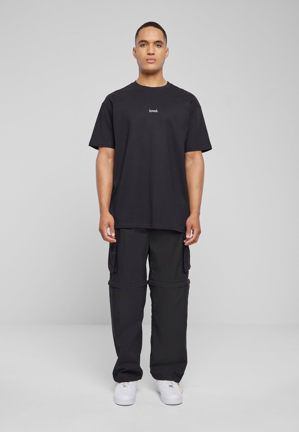 

Футболка с принтом Love Heavy Oversized Merchcode, черная
