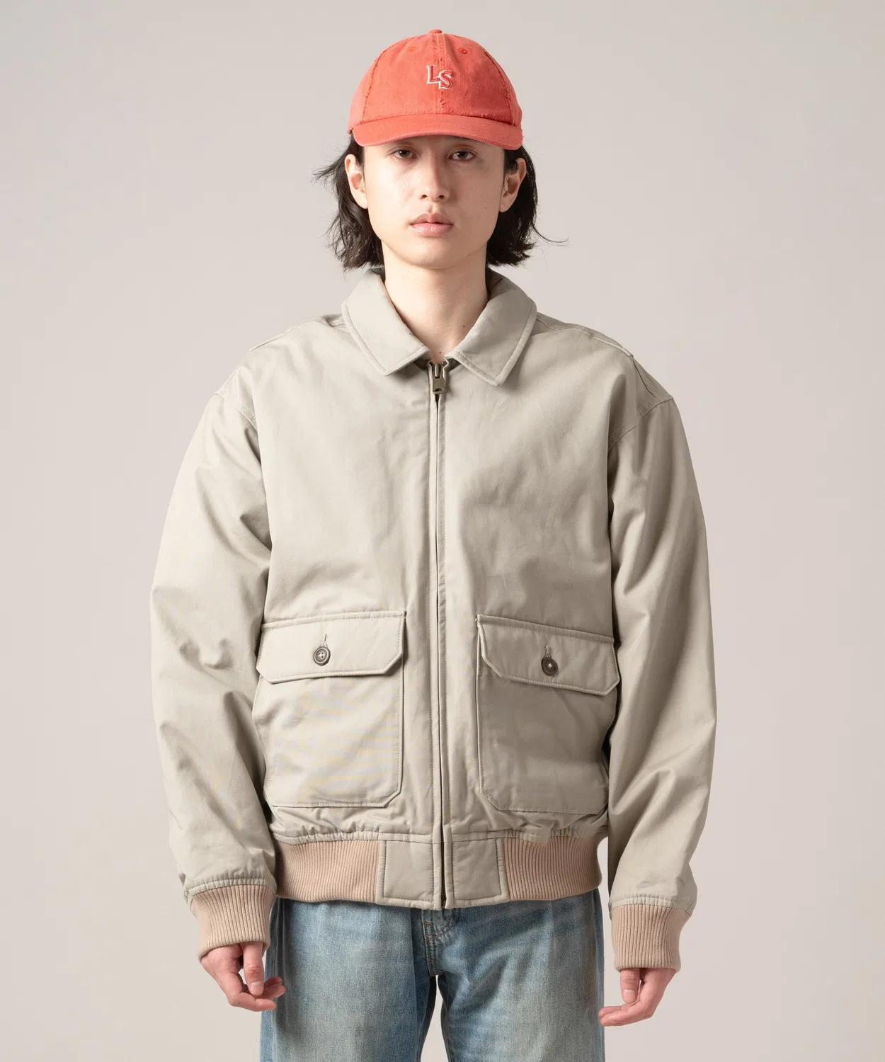 Куртка Cortland Levi's из хлопка бежевая
