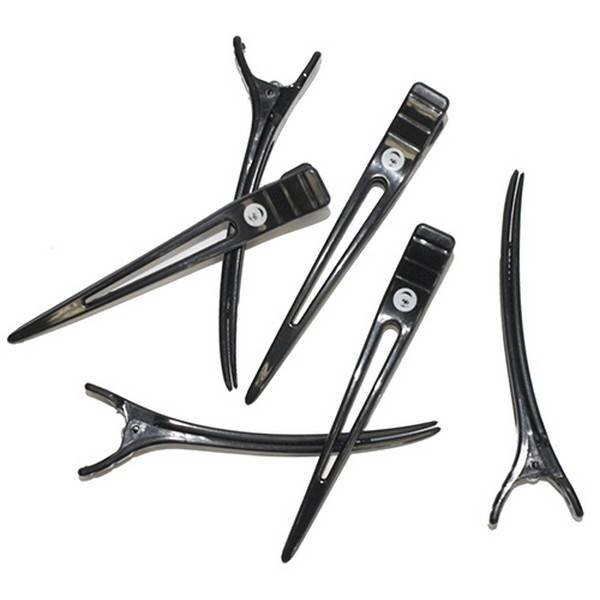 

Зажимы для парикмахерских Head Jog Eco Klipz, черные, 6 шт Hair Tools