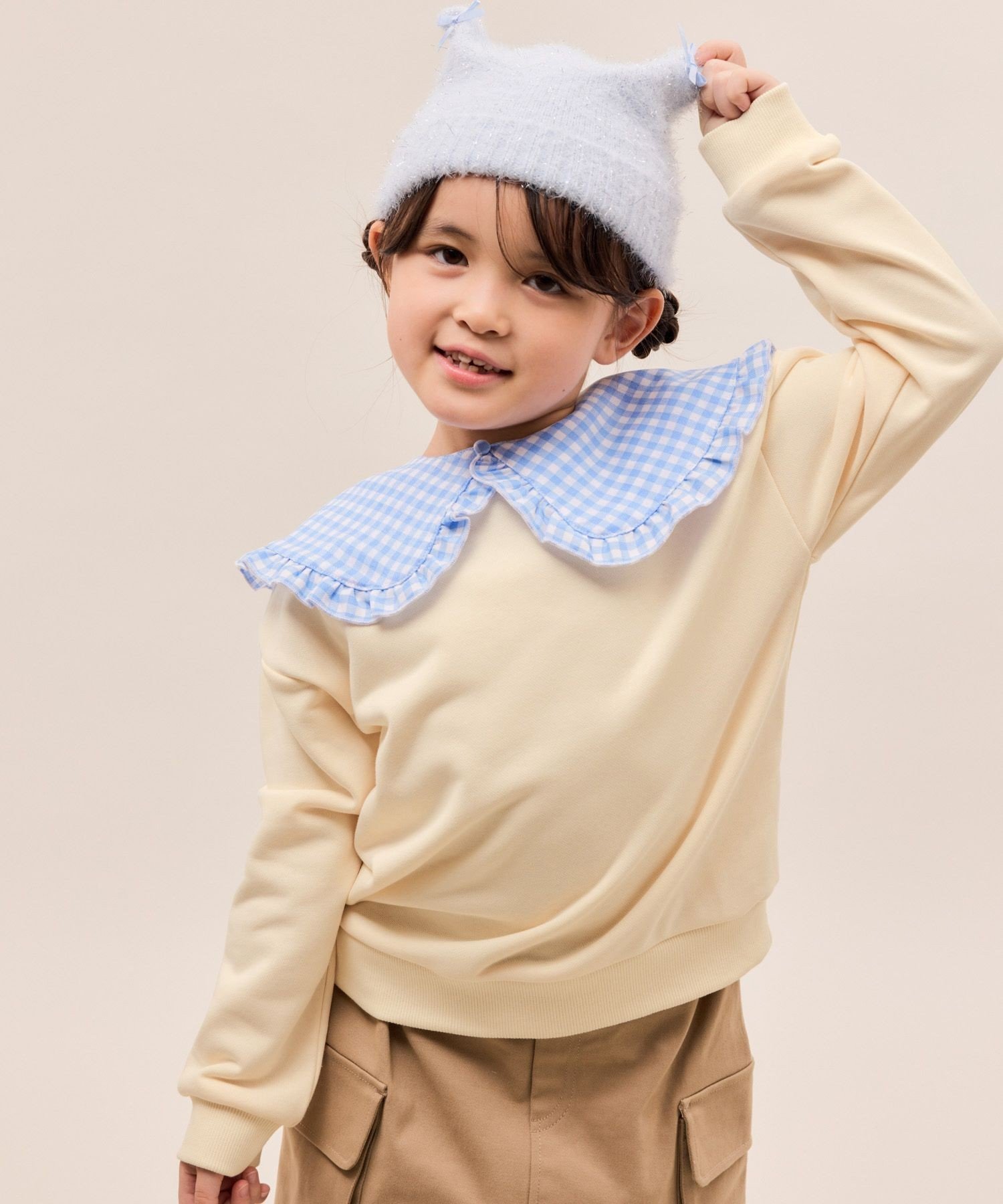 Флисовая кофта в клетку с отстегивающимся воротником Rope' Picnic Kids, Kinari (16)