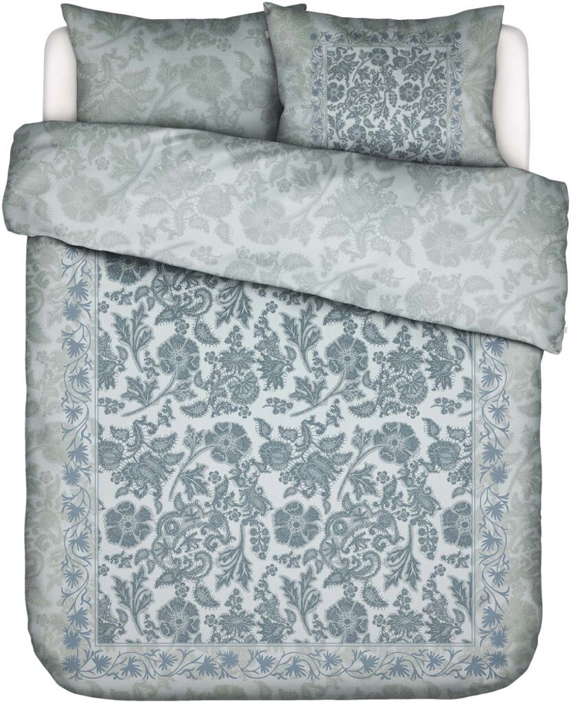 

Постельное белье Essenza Mako-Сатин Maere Hazy Blue 200х200+2х80х80