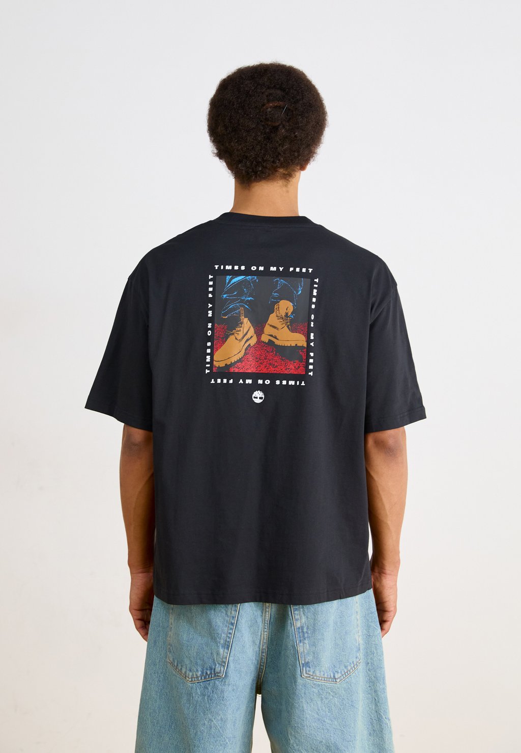 

Футболка с принтом TIMBS ON MY FEET BOX GRAPHIC TEE Timberland, черный
