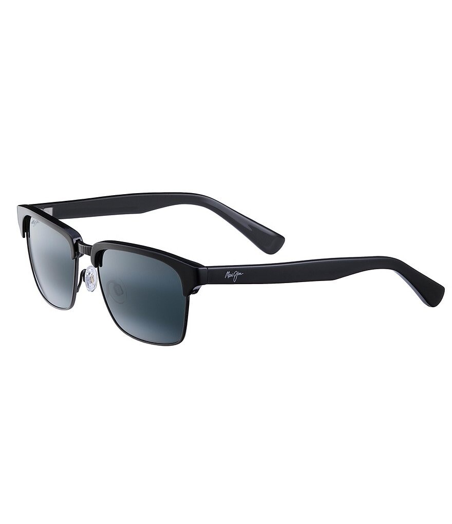 

Прямоугольные солнцезащитные очки Maui Jim Kawika PolarizedPlus2 54 мм, черный