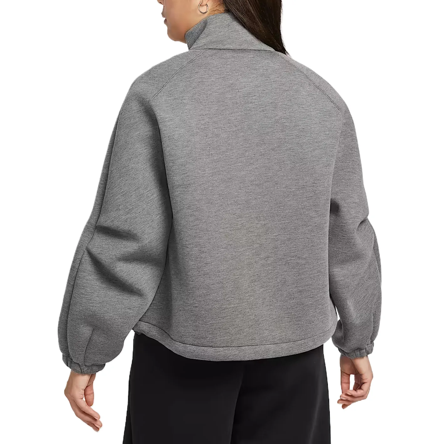 Nike Куртка женская Tone Charcoal Black/Iron Gray с воротником стойкой в стиле умеренный workwear — фото 3