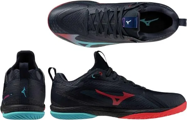 Кроссовки для настольного тенниса «Wave Drive NEO 4» от Mizuno, 03 (Dark Gray X Red X Blue) — фото 3