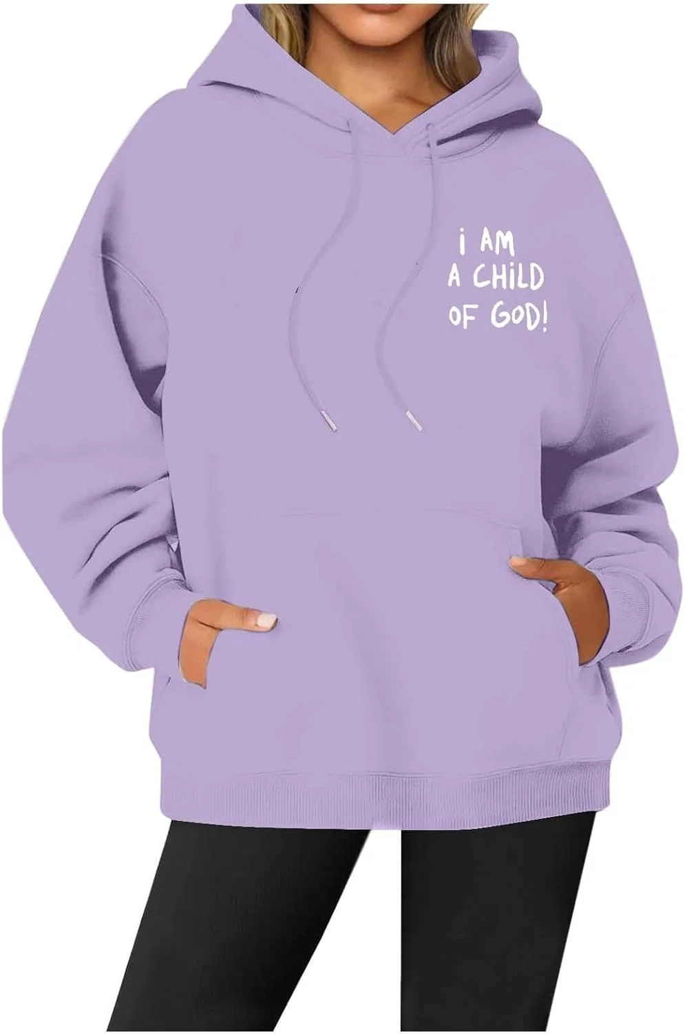 Женский спортивный костюм Christian Sweatsuits, комплект из двух частей с милым графическим изображением Иисуса, осенний стиль, худи и спортивные штаны — фото 2