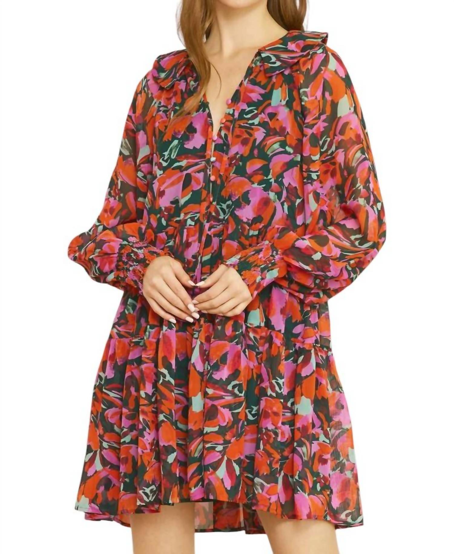 

Женское платье entro, мультиколор