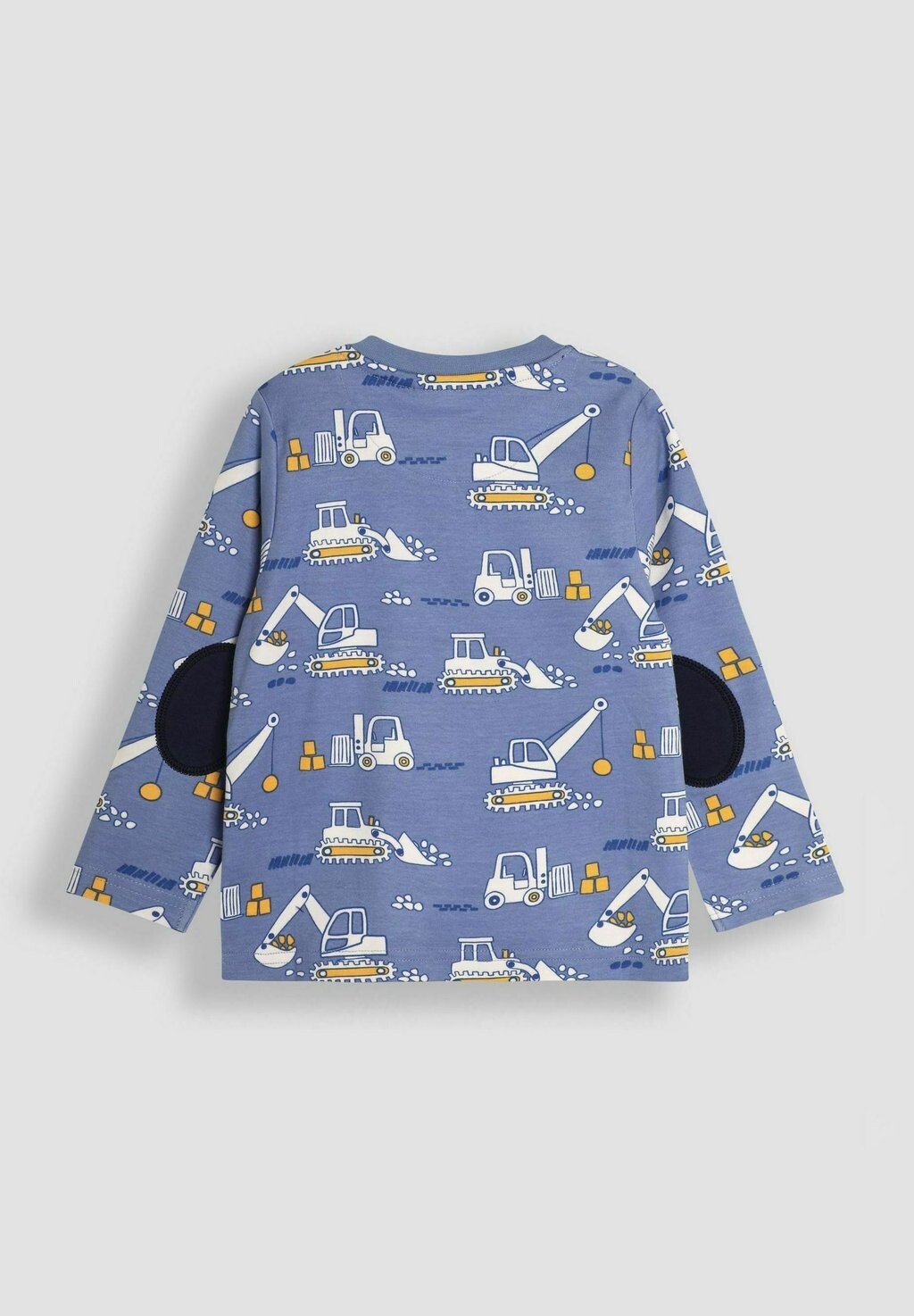 

Топ с длинными рукавами CONSTRUCTION PRINT AND PLAIN 2-PACK- REGULAR FIT JoJo Maman Bébé, синий