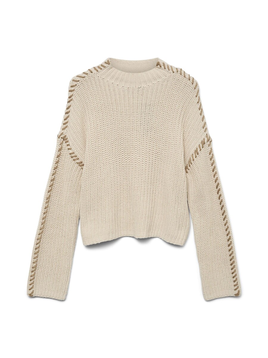 

Тонкий вязаный свитер VERO MODA Sweater NEWCREAM, кремовый