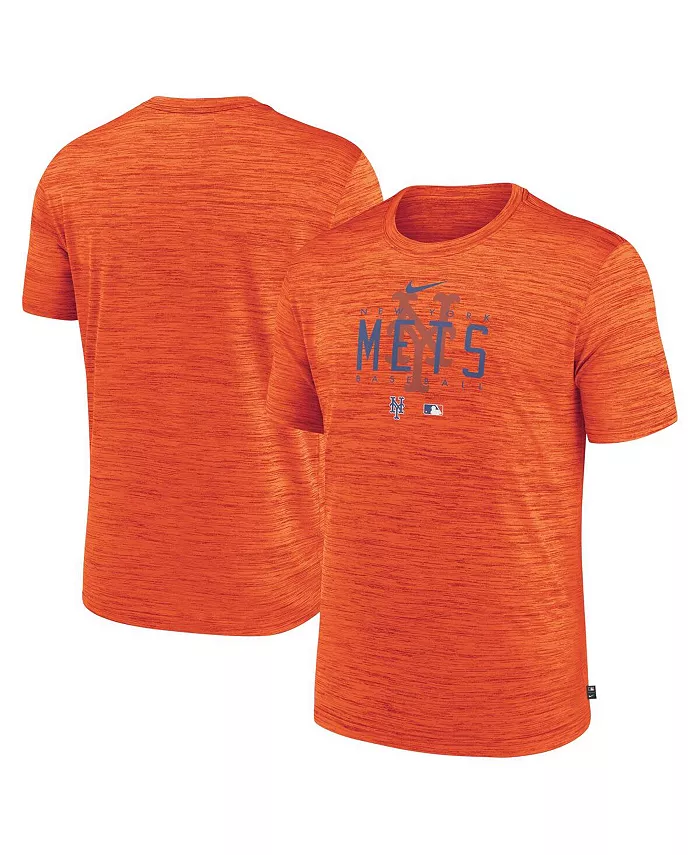 

Мужская футболка для тренировок New York Mets Authentic Collection Velocity Performance оранжевого цвета Nike