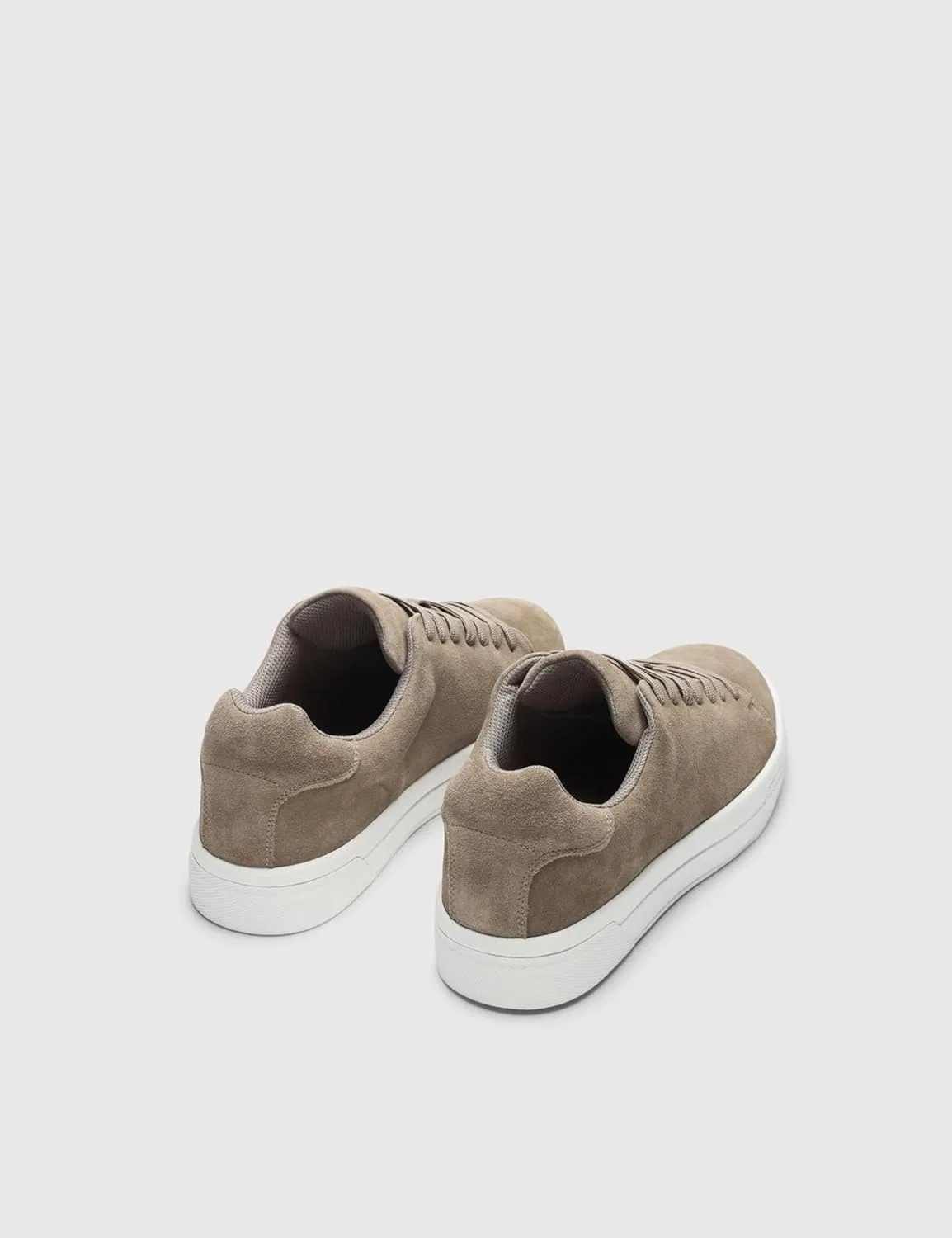 Мужские массивные замшевые кроссовки Slhdavid Chunky Suede Trainers 2.0 Noos SELECTED MEN, Greige — фото 3