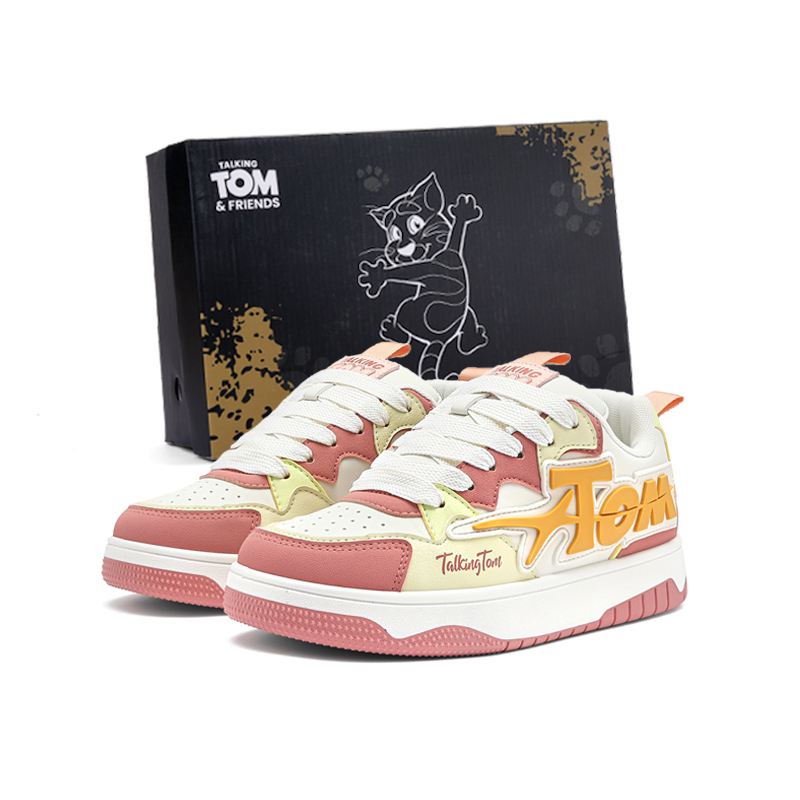 

TALKING TOM Кроссовки для скейтбординга унисекс низкие Electra Yellow/Classic Black White/Lake Blue/Pearl Beige