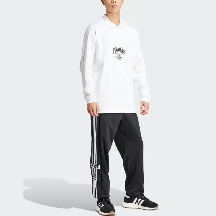Рубашка поло VRCT мужская белая Adidas Originals, белый — фото 4