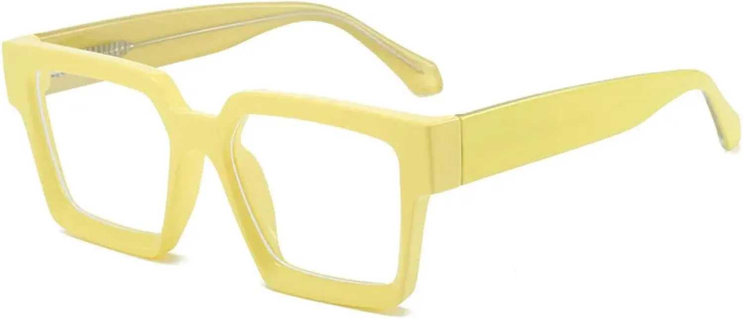 

Солнцезащитные очки с защитой от УФ-излучения UV400 | Толстая оправа | Линзы ярких цветов для занятий спортом на открытом воздухе и вождения DSVIGF, Huangse