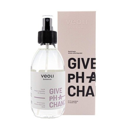 

Veoli Give pH a Chance Facial Tonic 200ml - Очищающая очищающая вода для всех типов кожи с миррой - 30,94мл