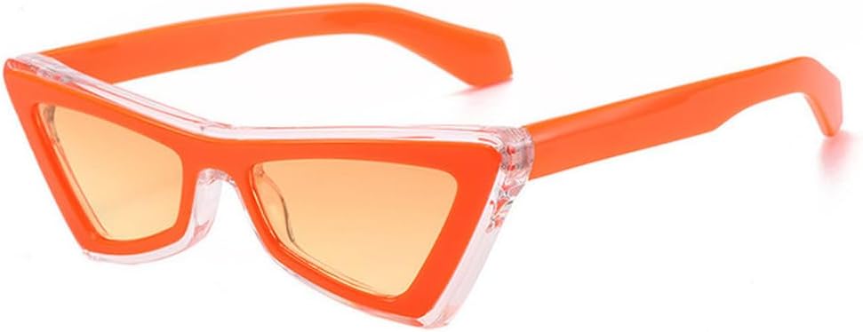 

Ретро-солнцезащитные очки «кошачий глаз» для женщин, защита от ультрафиолета UV400, леопардовый градиент, модные мужские солнцезащитные очки класса люкс TVTBBVV, Orange