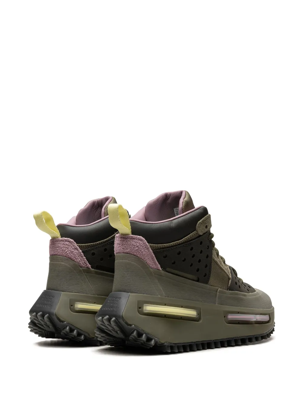 Кроссовки Hu NMD S1 RYAT Focus Green из коллаборации с Pharrell Williams adidas, зеленый — фото 3