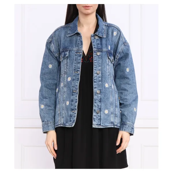 

Джинсовая куртка стандартного кроя Desigual, синий