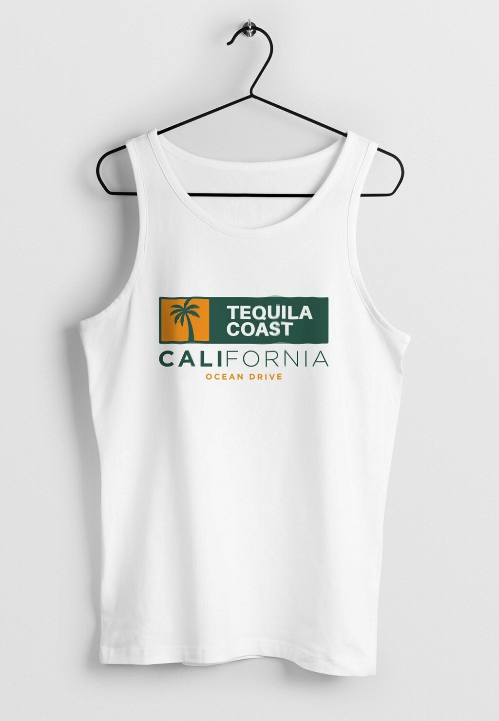 

Топ TANK CALIFORNIA OCEAN DRIVE SOMMER PALME TEQUILA COAS Neverless, белый