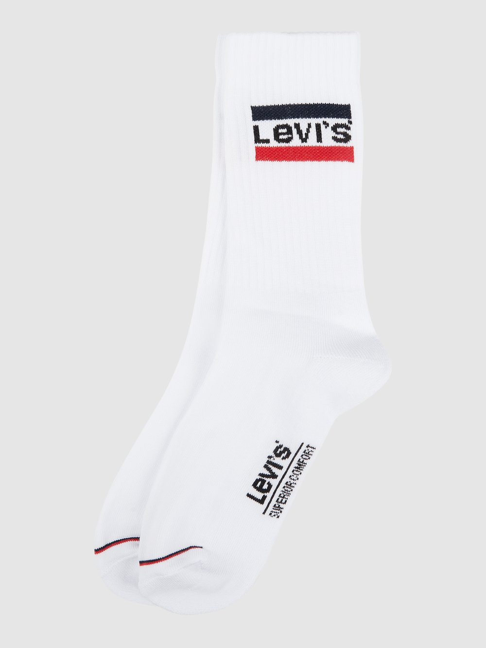 

Носки с этикеткой в ​​упаковке по 2 шт Levi's, белый
