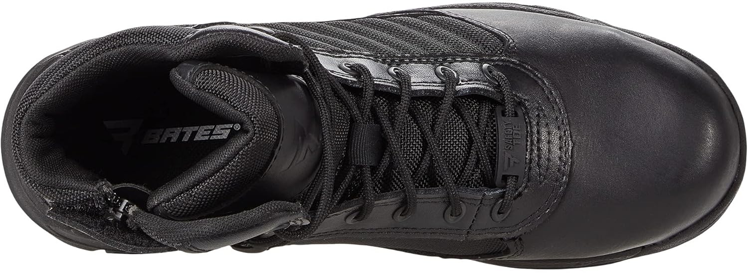 Мужские тактические кроссовки Bates Sport 2 Mid с боковой молнией и композитным носком, черный — фото 2
