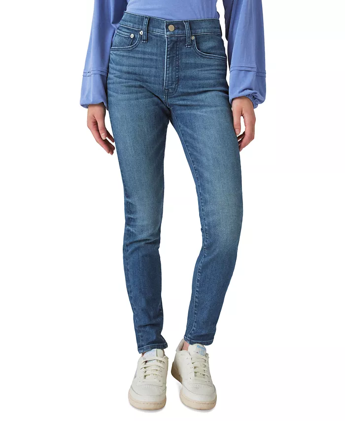 

Женские джинсы Bridgette с высокой посадкой и зауженным силуэтом Lucky Brand, синий