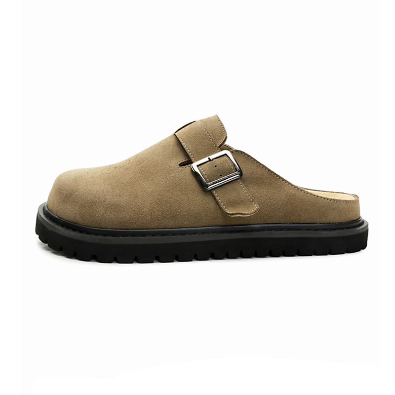 

Мужские тапочки HD с закрытым носком и устойчивостью к истиранию HAPPY DINO, хаки