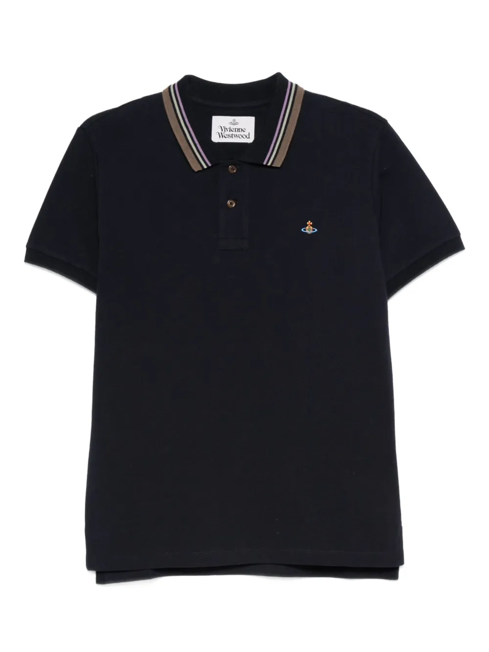 

Рубашка-поло с отложным воротником Vivienne Westwood, синий