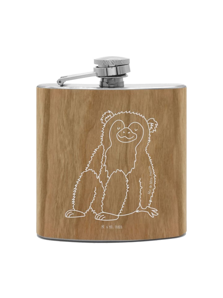 

Mr. & Mrs. Panda Фляга feldflasche Hund Flauschig mit Spruch in Braun
