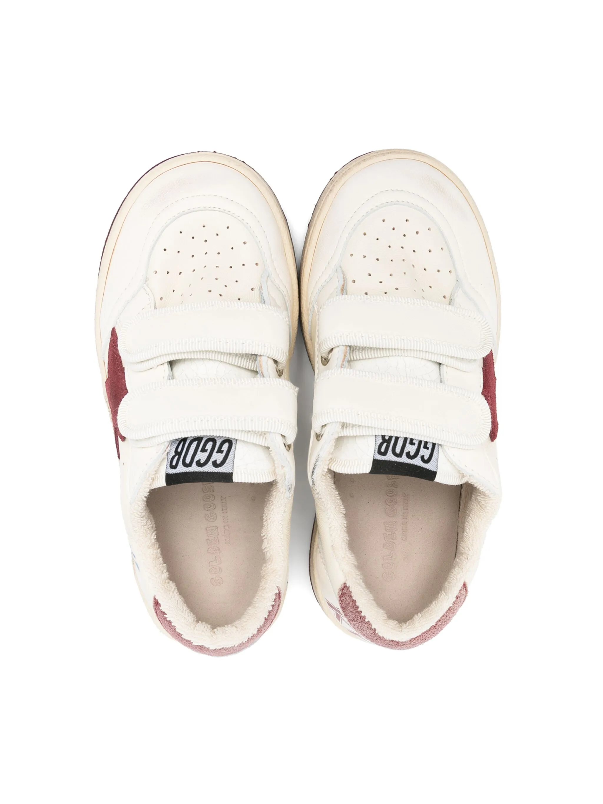 Кеды Ball Star Golden Goose Kids, кремовый — фото 3