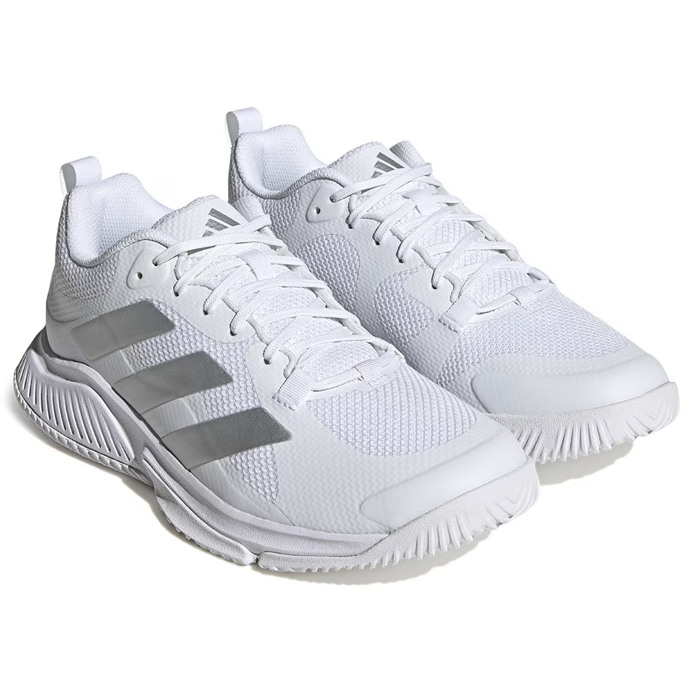 Кроссовки для волейбола Adidas Court Team Bounce 2.0, white/silver metallic/grey
