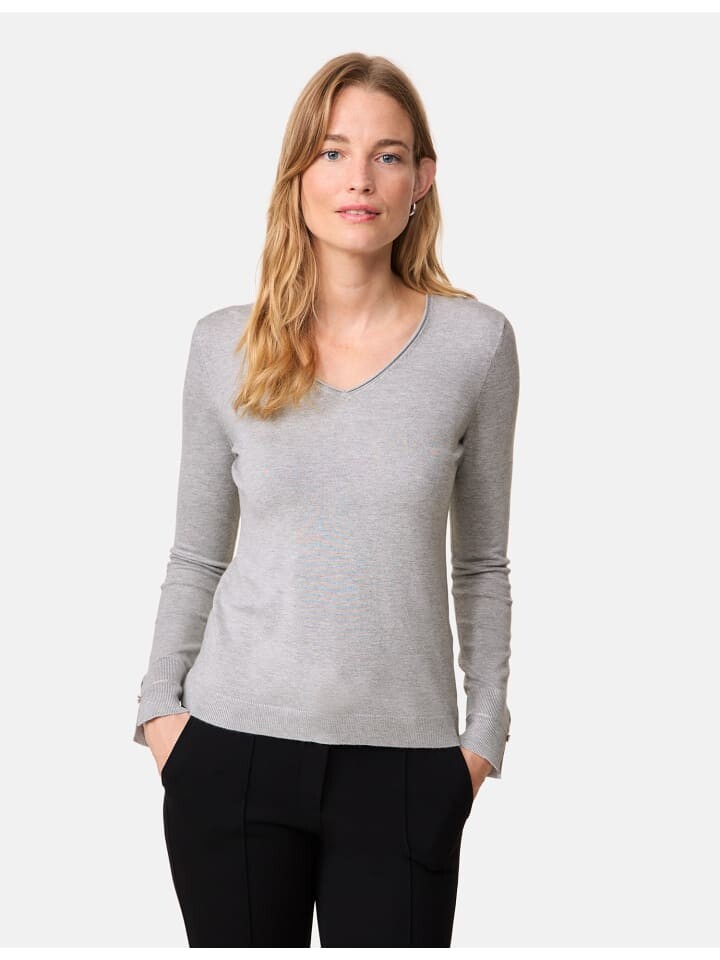 

Пуловер Gerry Weber Langarm Rundhals, цвет silver grey melange
