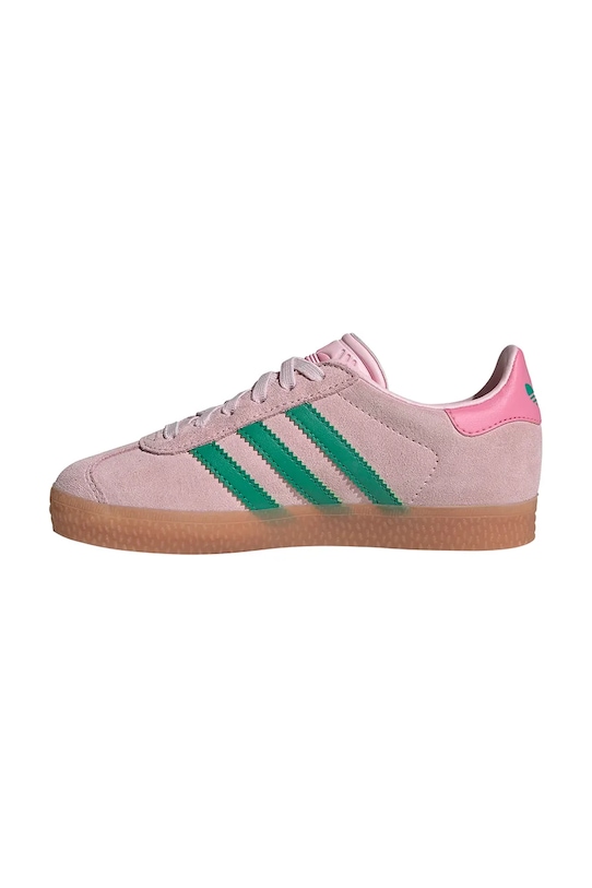 Детские замшевые кроссовки GAZELLE Adidas Originals, розовый — фото 4